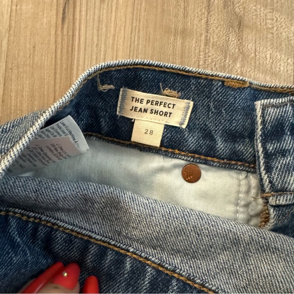 $72 Madewell The Perfect Jean Shorts - Picture 8 of 8